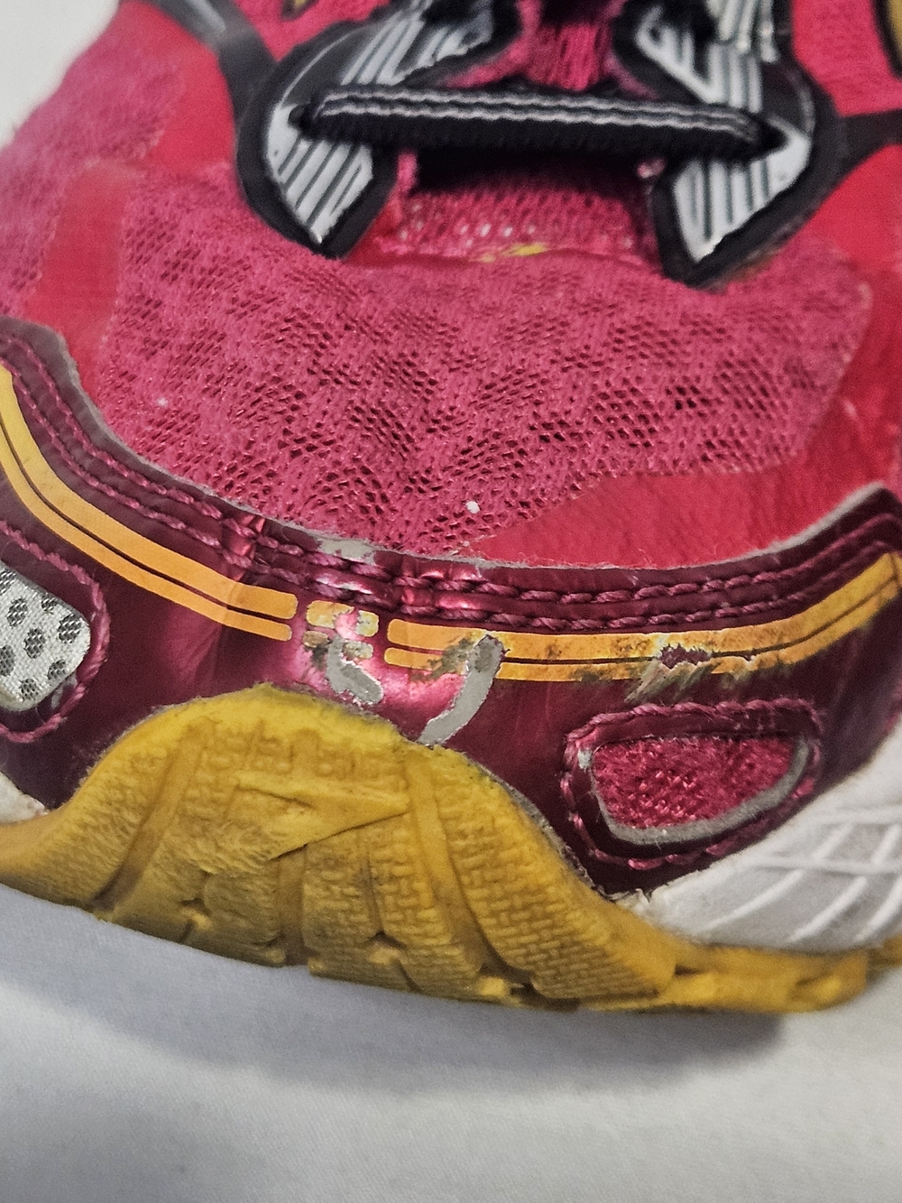 Brooks Ghost 7 G7 Women's US 7.5 Running Shoes - Pink with Orange Accents - Picture 15 of 16